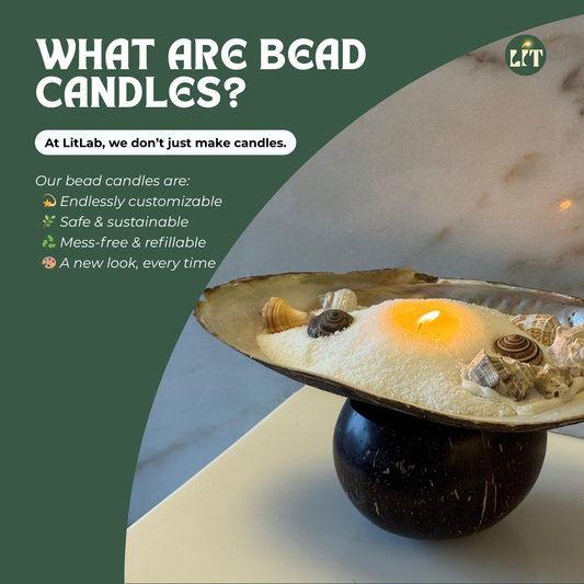 The LIT Hamper | Bead Candles | Never- Seen- Before Gift Idea