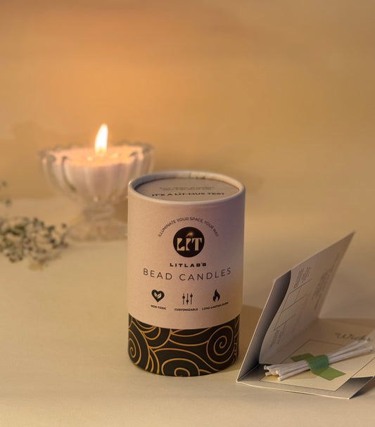 Bead Candles | Turn Any Container Into A Candle