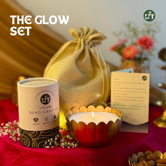 The Glow Set | Bead Candles Gift Set | Budget-Friendly