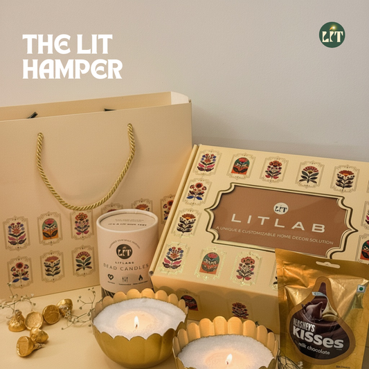 The LIT Hamper | Bead Candles | Never- Seen- Before Gift Idea