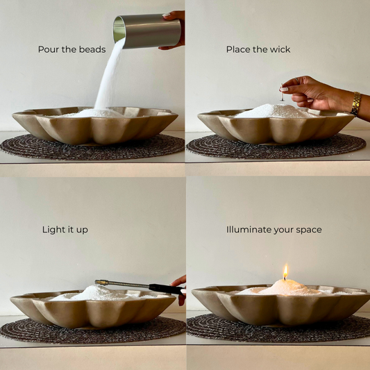 Bead Candles | Turn Any Container Into A Candle